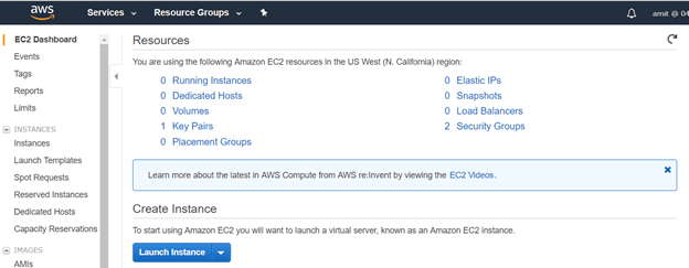 با استفاده از سرویس EC2، برنامه نمونه خود را در نمونه AWS میزبانی کنید
